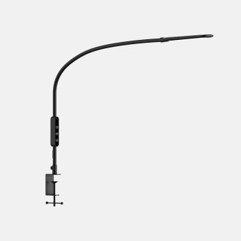 Light and Vision Black Lumina Desk Lamp with Flexible Gooseneck