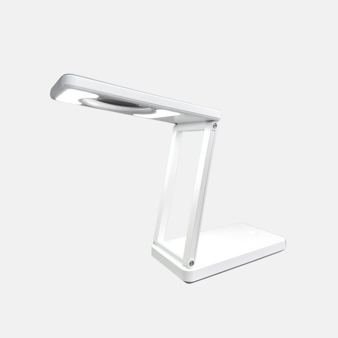 Foldable and Portable LED Light with Magnifying glass